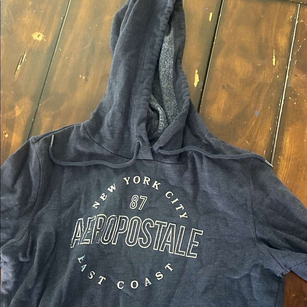 Aeropostale Dark Blue Graphic Hoodie